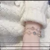 Picture of Amethyst Moonstone Four Leaf Clover Bracelet