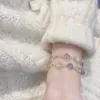 Picture of Amethyst Moonstone Four Leaf Clover Bracelet